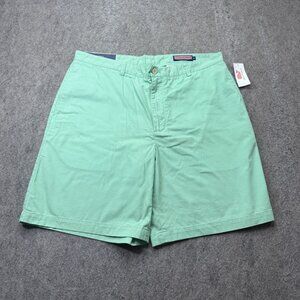 Vineyard Vines Men Shorts 38 Green 9" Club Chino Bermuda Cotton Twill Preppy